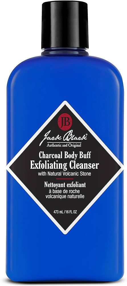Jack Black Charcoal Body Buff Exfoliating Cleanser, 16 oz. | Amazon (US)