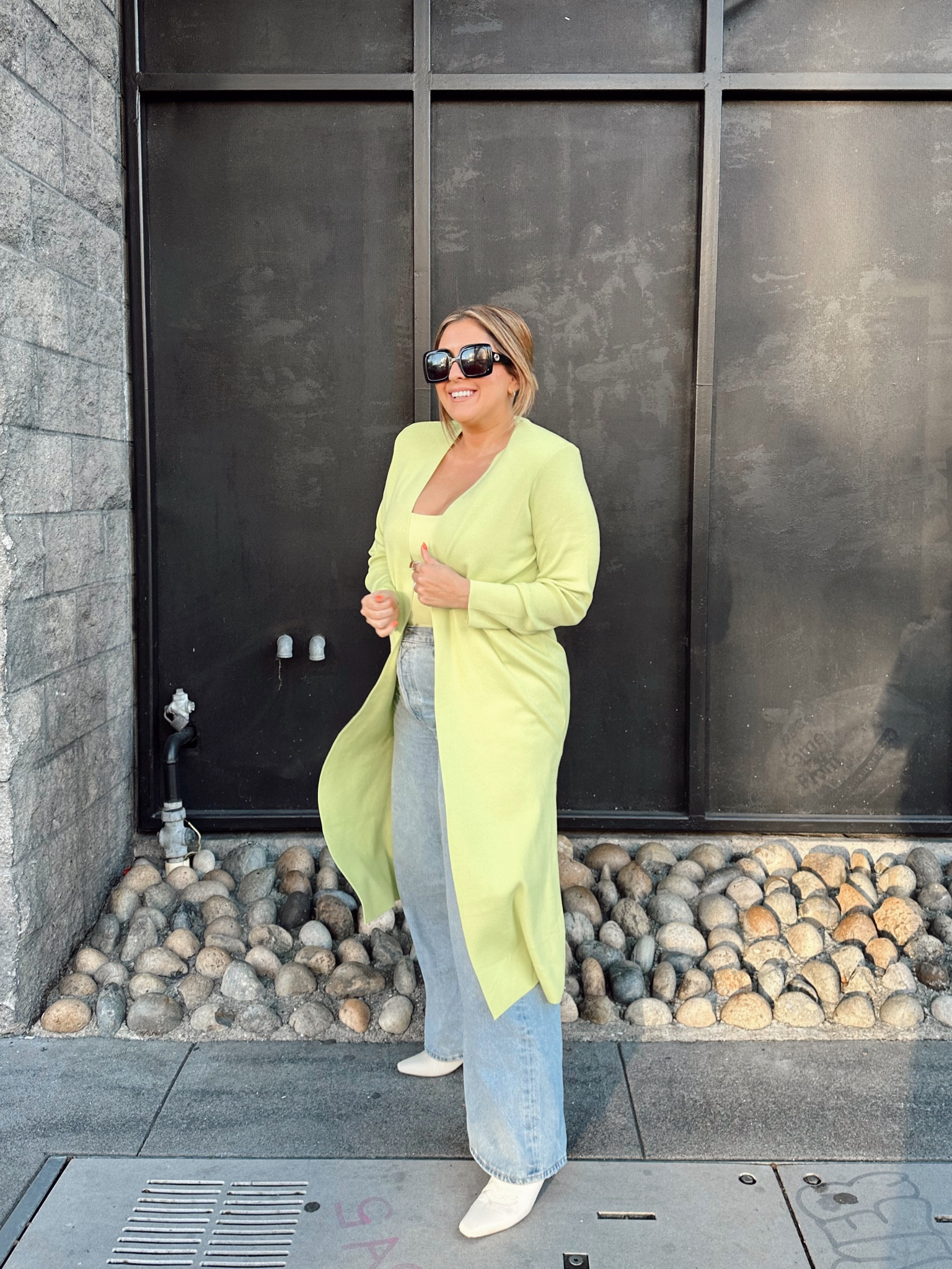 Express cardigan + bodysuit
Agolde baggy jeans
SALE khaite dupe western booties 

#LTKshoecrush #LTKstyletip #LTKsalealert