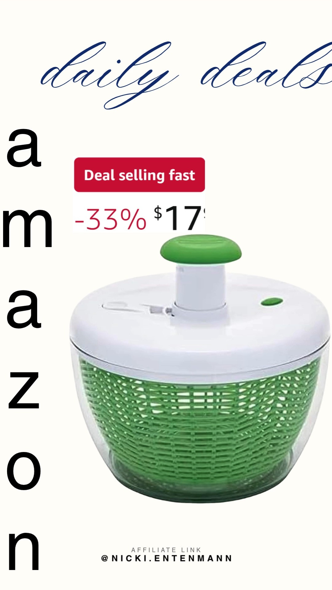 This Farberware easy to use pro pump spinner with bowl brings cheerful charm and effortless prep to kitchen routines with practical design and modern flair. #Farberware #KitchenTools #SaladSpinner #CookingGear #FoodPrep #KitchenEssentials #HealthyLiving #LifestyleGear #DailyMeals #ModernLiving 🥗✨🍴 

 #LTKfoodie #LTKHome #LTKSaleAlert
