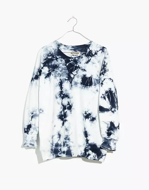 Rivet & Thread Indigo Tie-Dye Oversized Sweatshirt | Madewell
