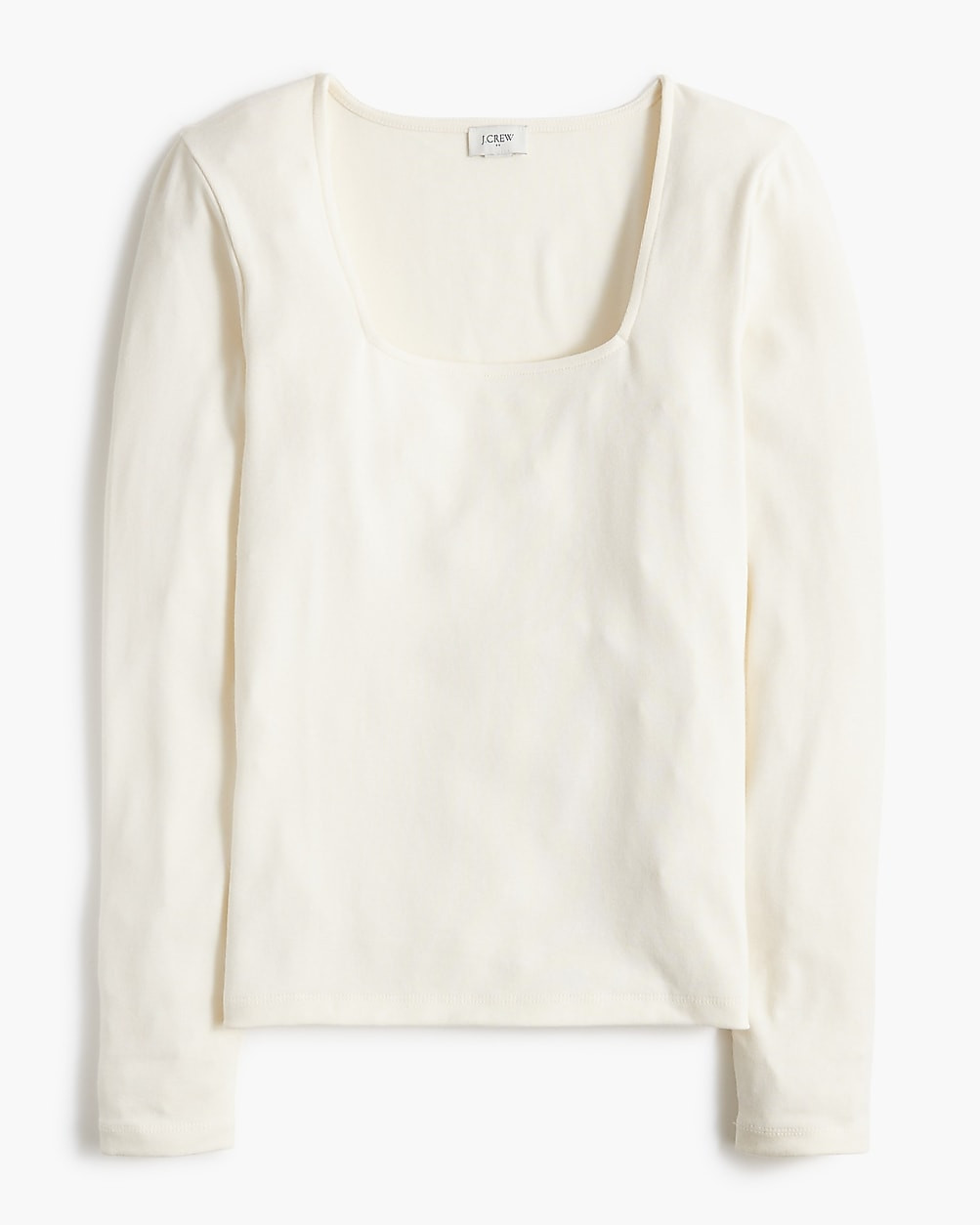 Squareneck long-sleeve top | J.Crew Factory