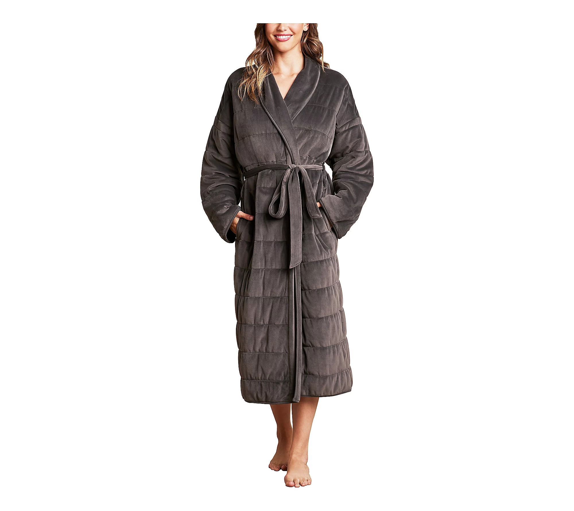 Barefoot Dreams LuxeChic Unisex Blanket Robe | QVC