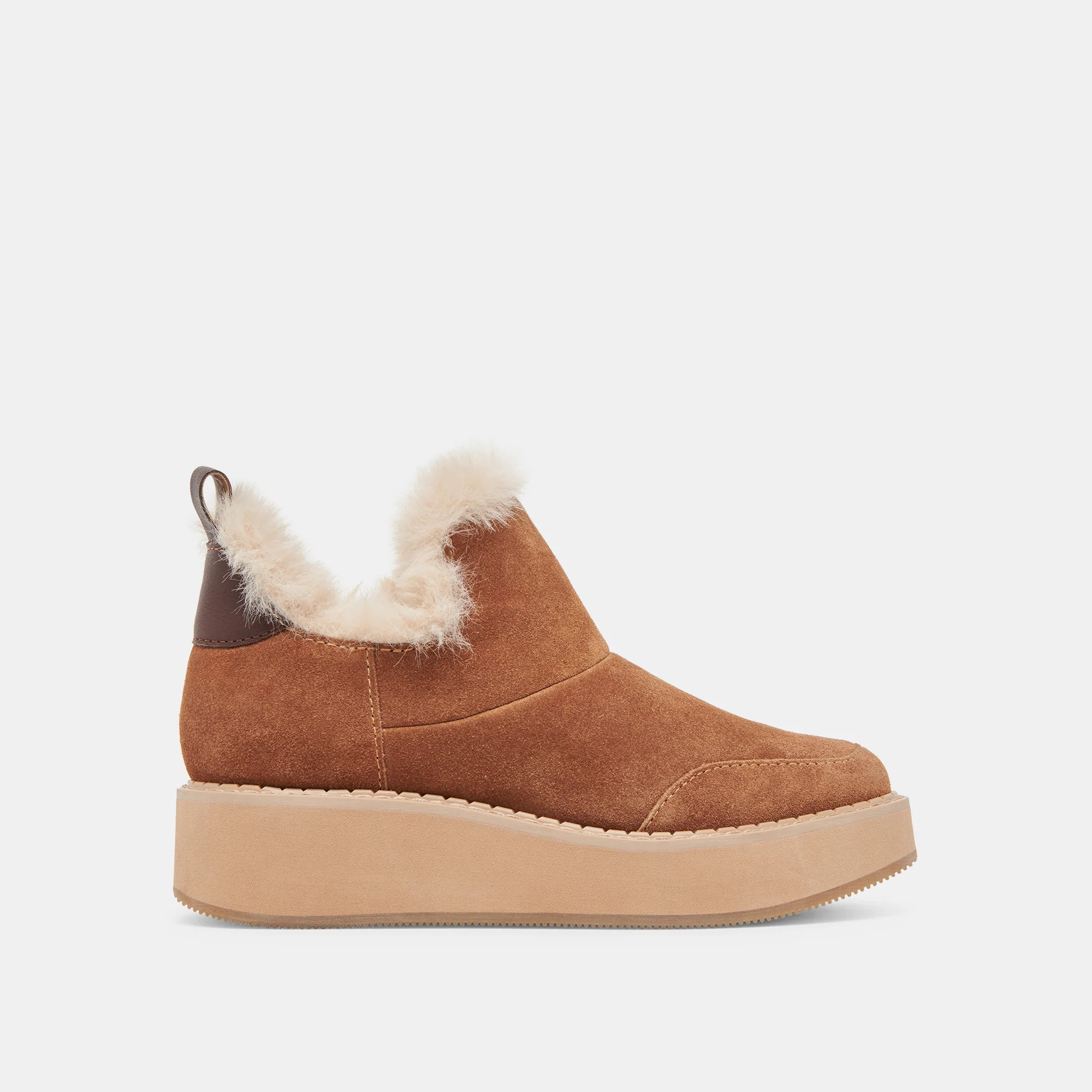 Ardy Plush H2O Booties Pecan Suede | DolceVita.com