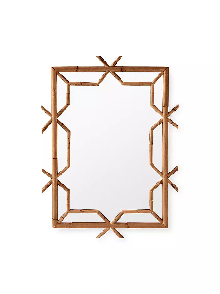 Lanai Rattan Mirror | Serena and Lily