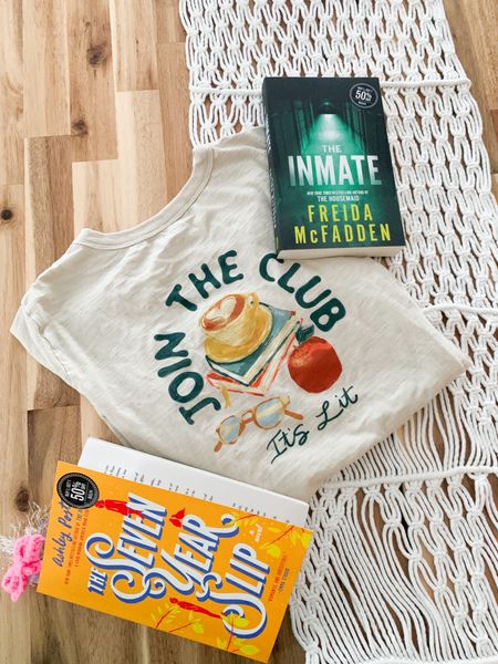 The cutest book club shirt 40% if you have a gap family credit card with code family! 

I picked up the latest book club read and another book since they were on sale. I couldn’t link them at Barnes and Nobles but linked to Amazon. 

#LTKfindsunder50 #LTKover40 #LTKsalealert