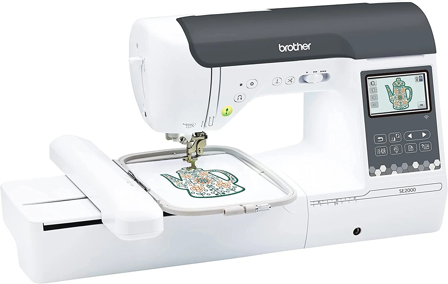 Brother SE2000 Computerized Sewing and Embroidery Machine, 5" x 7" Hoop Area, LCD Touchscreen, 24... | Walmart (US)
