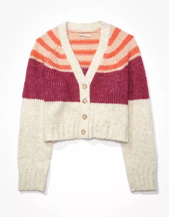 AE Striped Cardigan | American Eagle Outfitters (US & CA)
