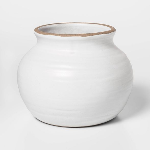 4.5" x 3.5" Ceramic Vase White - Threshold™ | Target