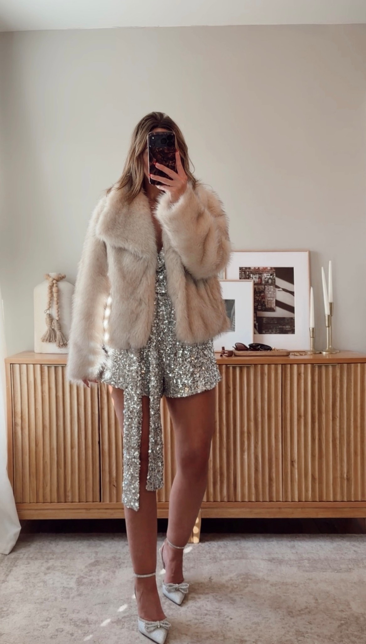 holiday sparkles ✨ this romper is SO cute and perfect for the holidays & nye! it has adjustable straps, elastic waist & detachable belt! could also style a sweater over this & wear as shorts. i’m in a size M, fits tts. use code LEANN35 for 35% off sitewide. vici, holiday outfit 

#LTKFindsUnder100 #LTKootd #LTKHoliday