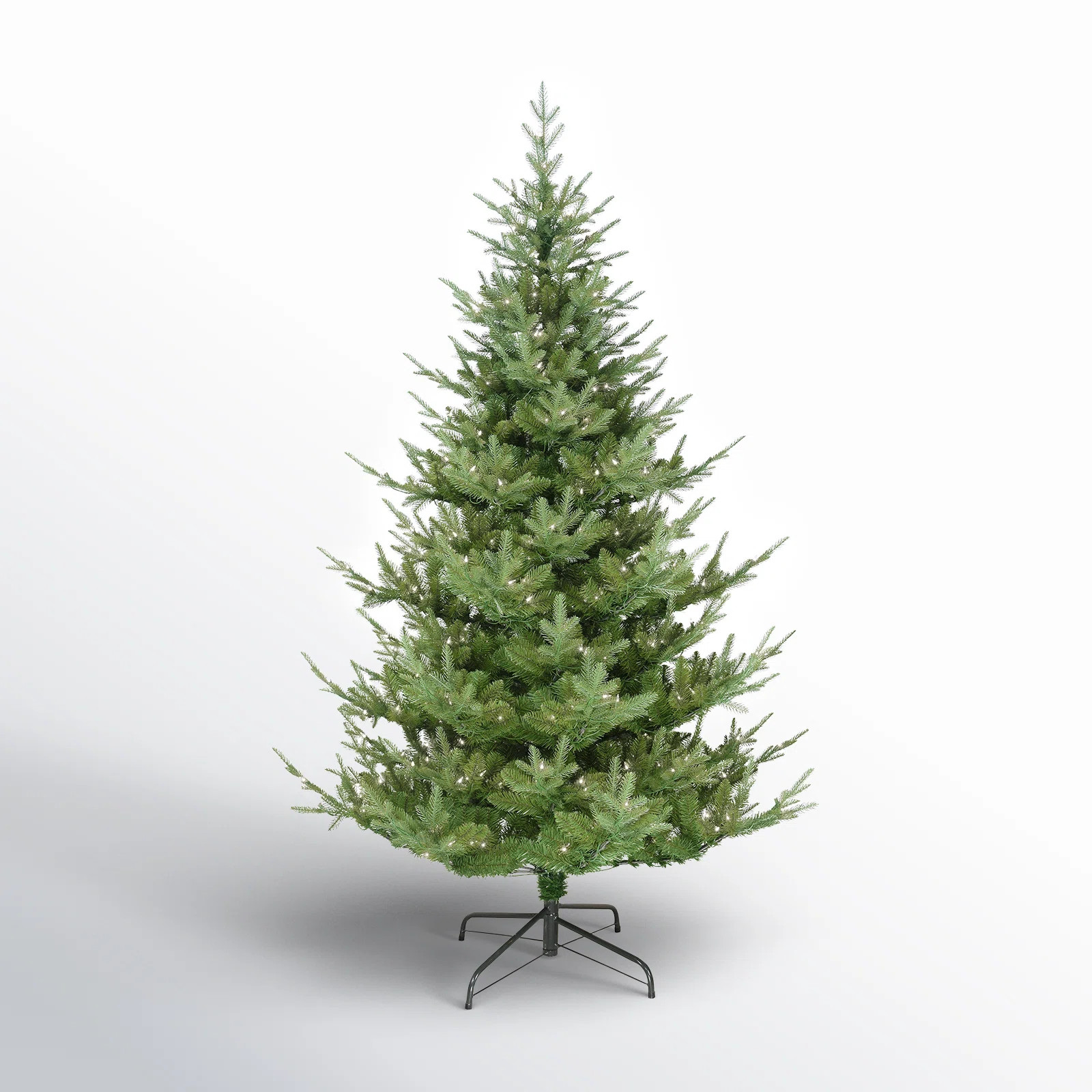 Green Realistic Artificial Spruce Christmas Tree with Light | AllModern