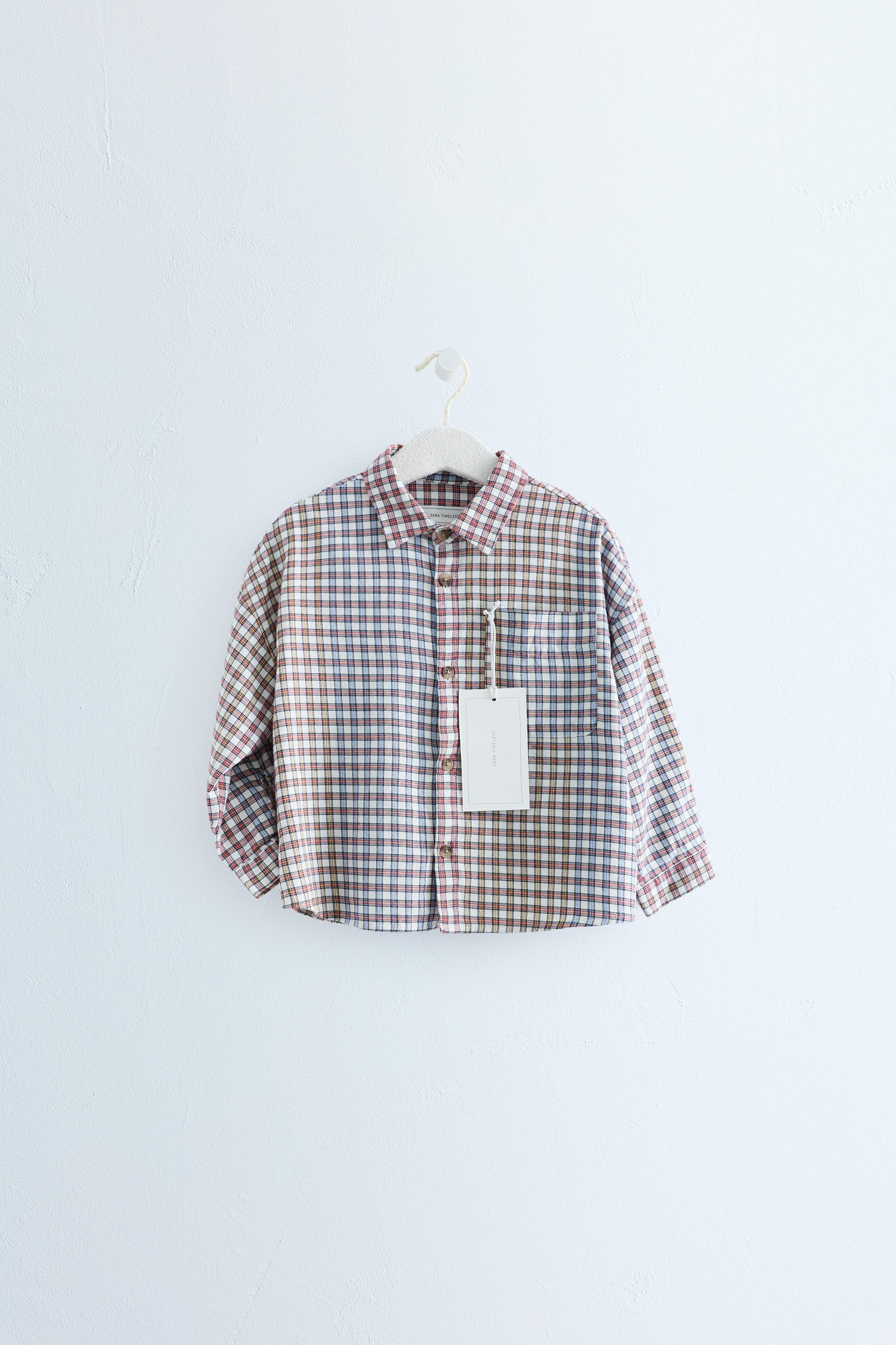 ZARA TIMELESS - CHECK PRINT SHIRT | Zara UK