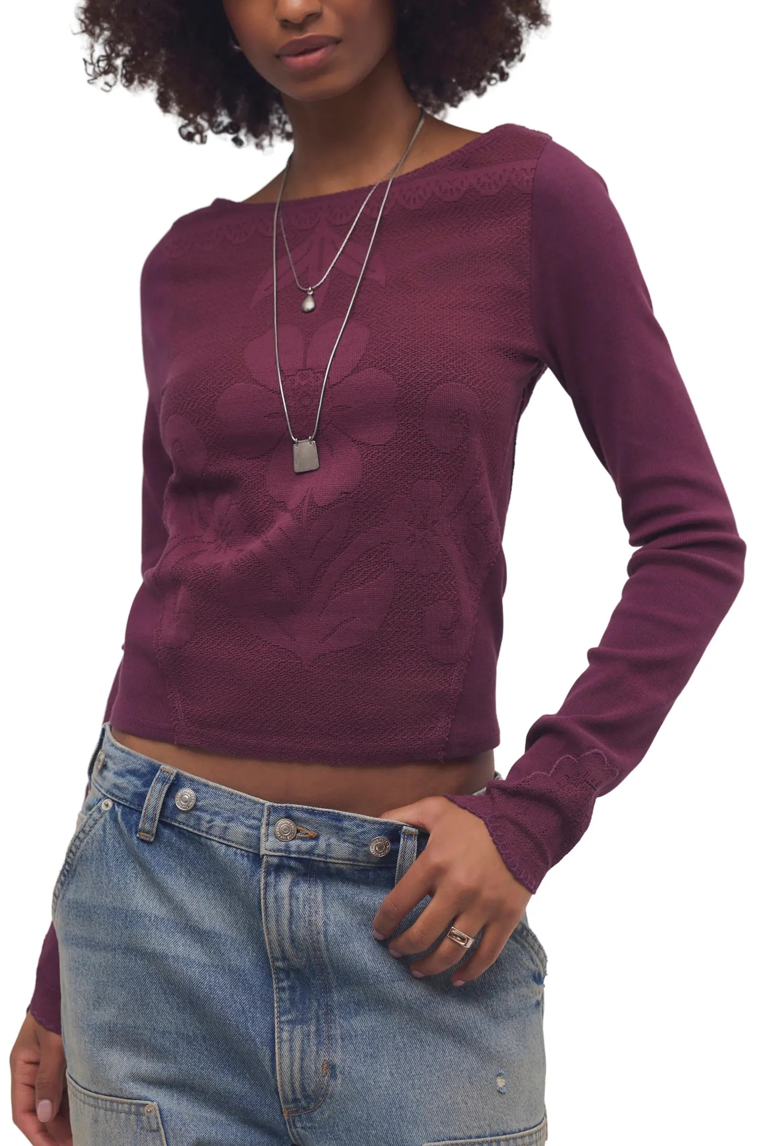 Free People Delilah Long Sleeve T-Shirt (Women) | Nordstrom | Nordstrom