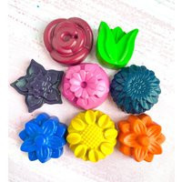 Mini Flower Crayons | Set Of 8, Cute Spring Themed Gift, Unique Party Favor, Flower Girl Wedding Present, Fine Motor Coloring Activity | Etsy (US)