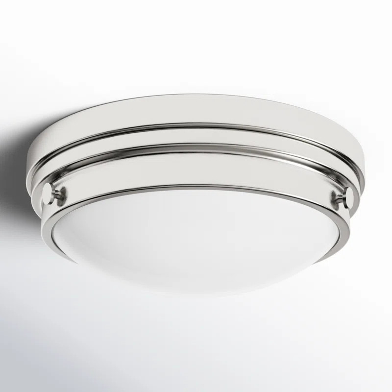 Birch Lane™ Helmsford 2 - Light 13.25" Simple Bowl Flush Mount & Reviews | Wayfair | Wayfair North America