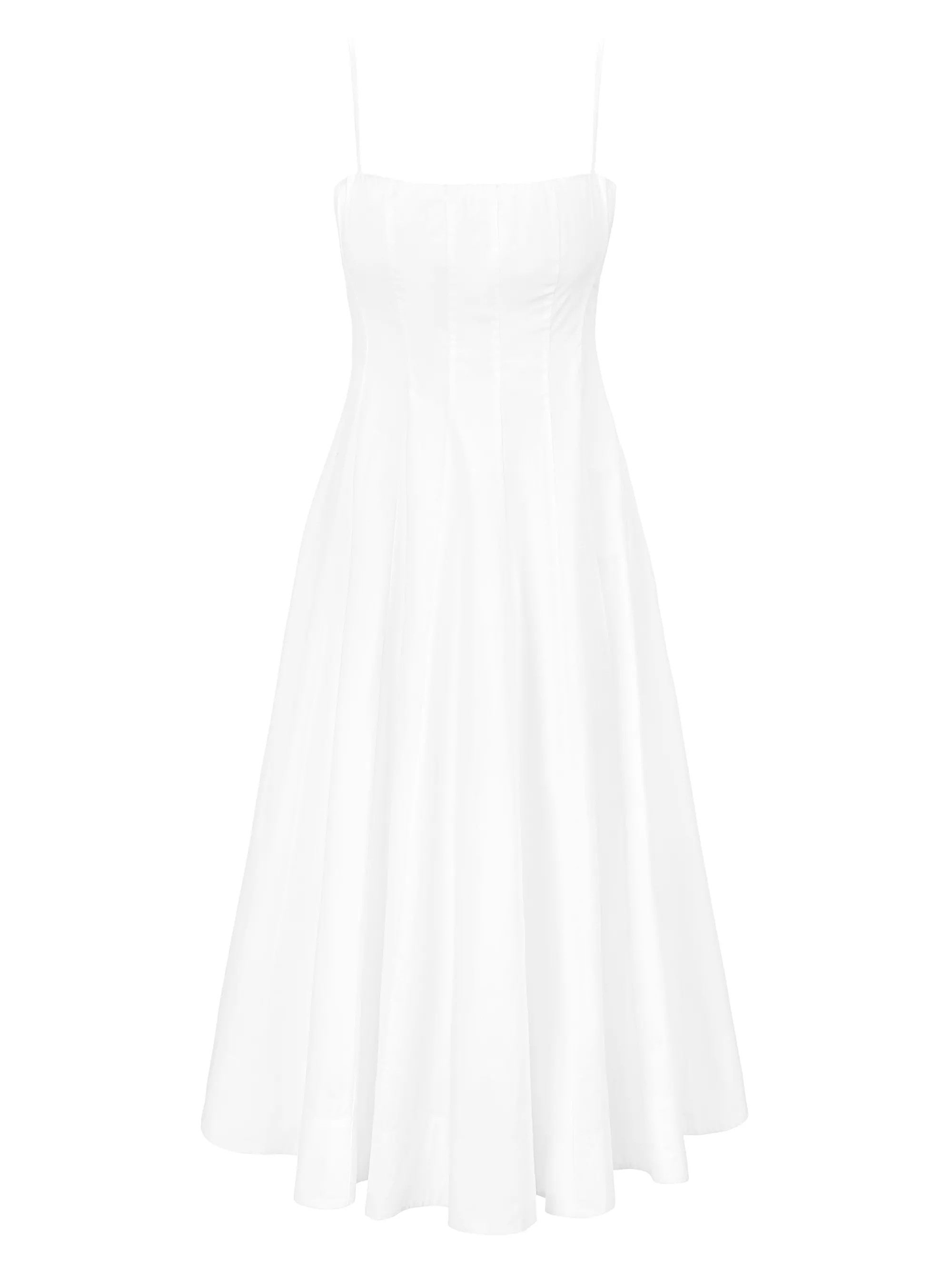 Wylie Stretch-Cotton Midi-Dress | Saks Fifth Avenue
