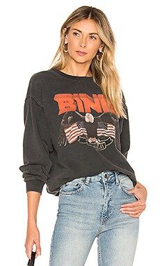ANINE BING Vintage Bing Sweatshirt in Black from Revolve.com | Revolve Clothing (Global)