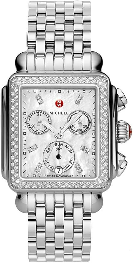Michele Deco Diamond Michele Dial Women's Watch Ref. MWW06P000099 | Amazon (US)
