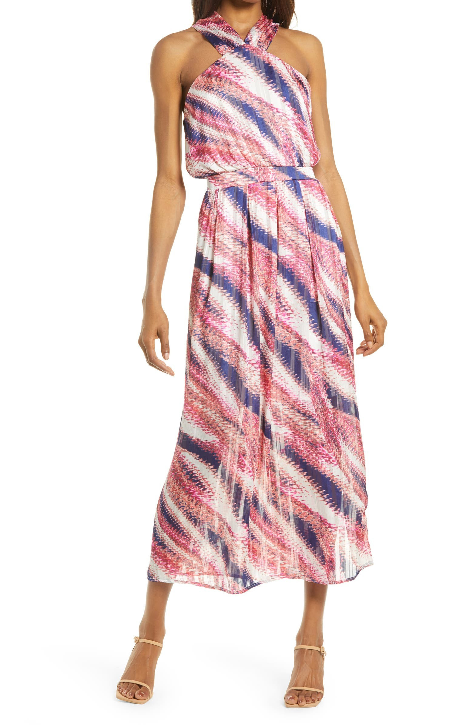 Halter Chiffon Maxi Dress | Nordstrom