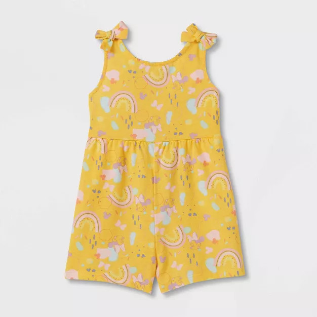 Toddler Girls' Minnie Mouse Dress - Yellow | Target