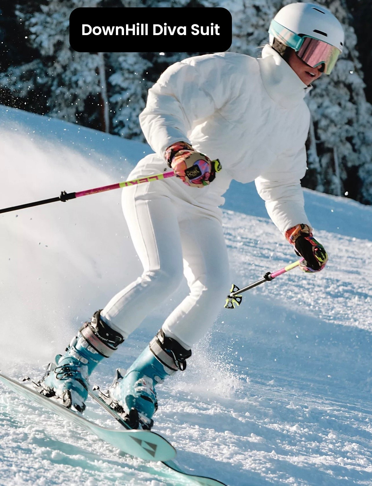 Ski Bunny -Downhill Diva Suit. Repels water, creating a barrier from wet conditions to keep you dry.#ski

#LTKSeasonal #LTKActive #LTKTravel