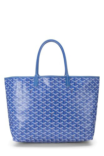 Goyard, Pre-Loved Blue Goyardine Canvas Saint-Louis PM, Blue | Amazon (US)