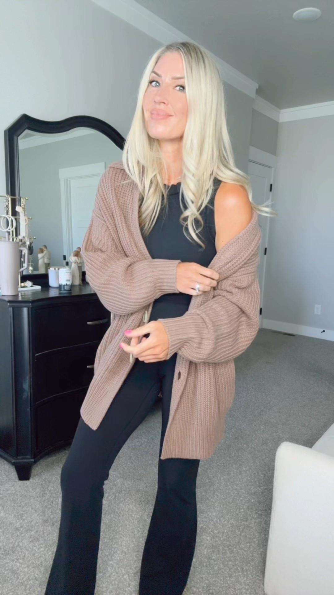 Give me all the cozy fall vibes with this NSale sweater! Five colors and I did size down to a small 
Flare leggings 
Uggs 
Nordstrom Anniversary Sale 

#LTKStyleTip #LTKFindsUnder100 #LTKSaleAlert