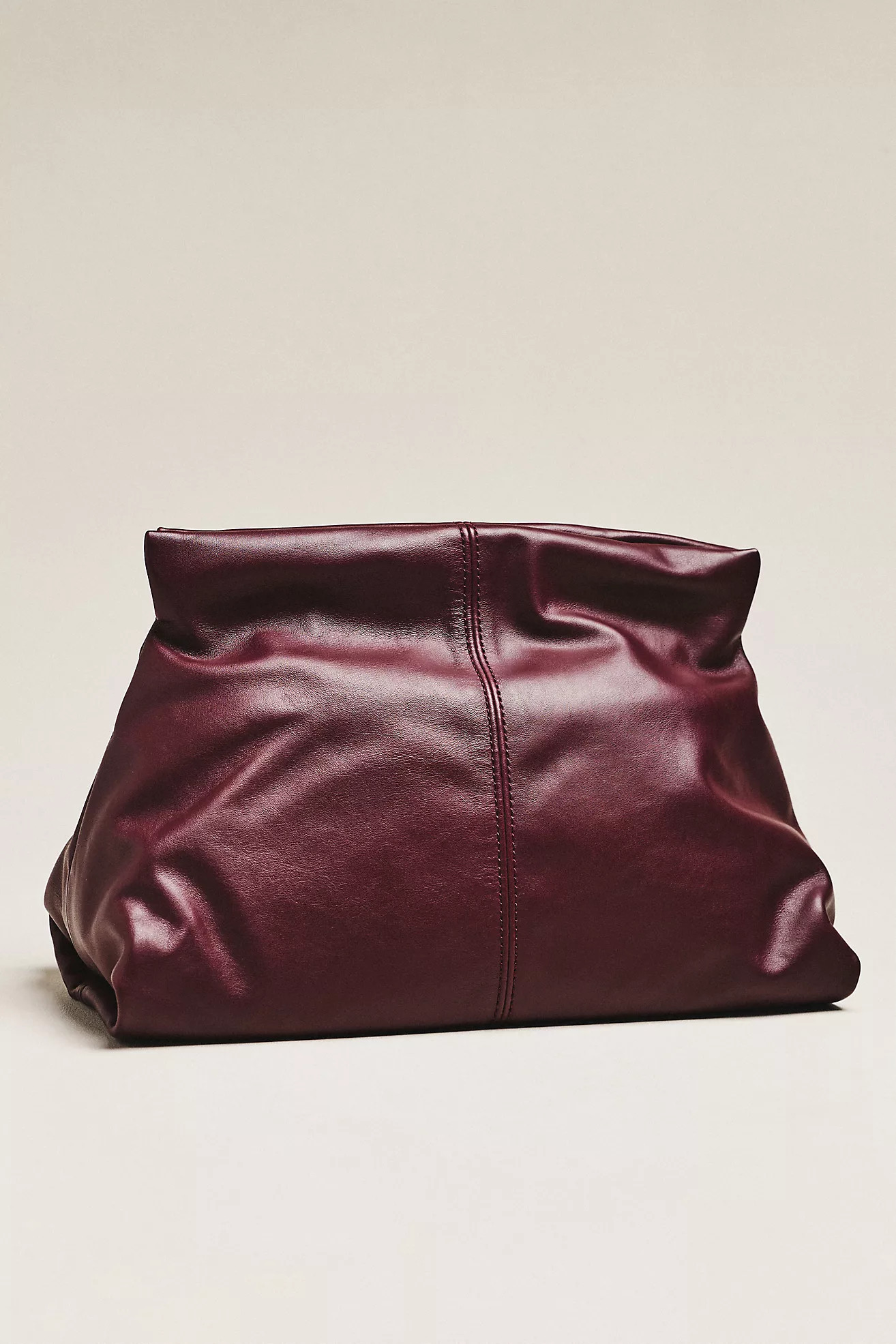 Clay Leather Clutch | Anthropologie (US)