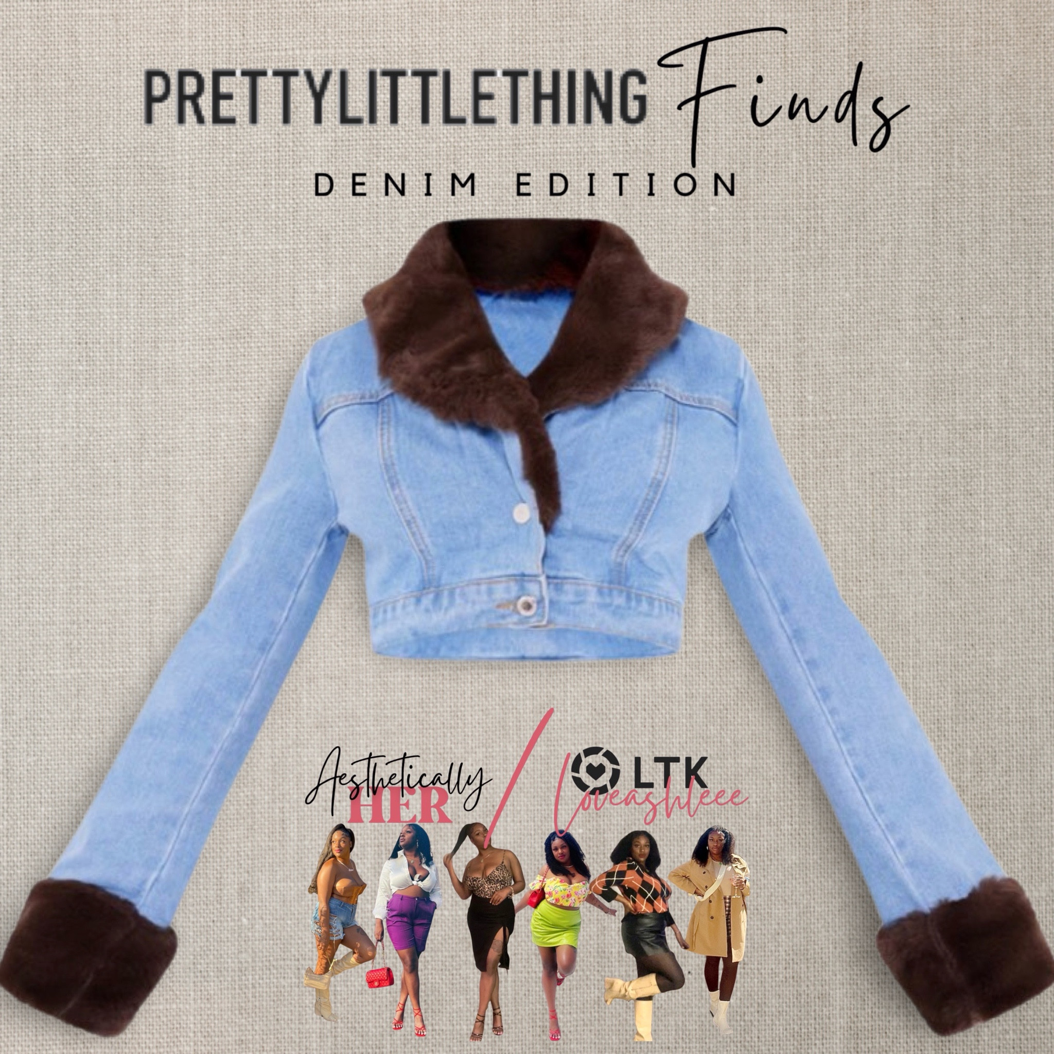 Elevate your fall wardrobe with these stunning light blue denim pieces featuring luxe brown fur trimming! 💙🤎 Cozy, chic, and perfect for cooler days. Use code **EXTRA10** for even more savings! Don’t miss out! #PrettyLittleThing #DenimAndFur #FallFashionGoals #PLTPromo #ChicDenim #StyleSteals #CozyChic

#LTKSeasonal #LTKU #LTKSaleAlert