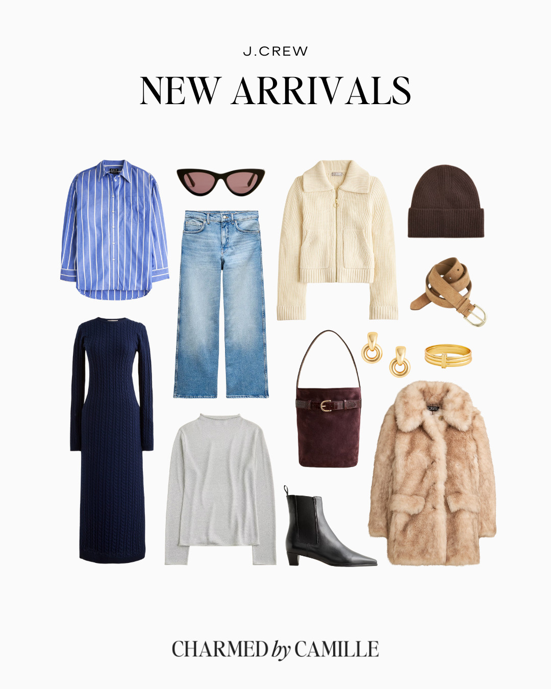 The best J.Crew new arrivals that can be worn now and into spring! The stripe button down is a wardrobe staple and this zip collared cardigan is the perfect layering piece. If you need a bootie refresh, you can't go wrong with these black leather ones!  

 #LTKWorkwear