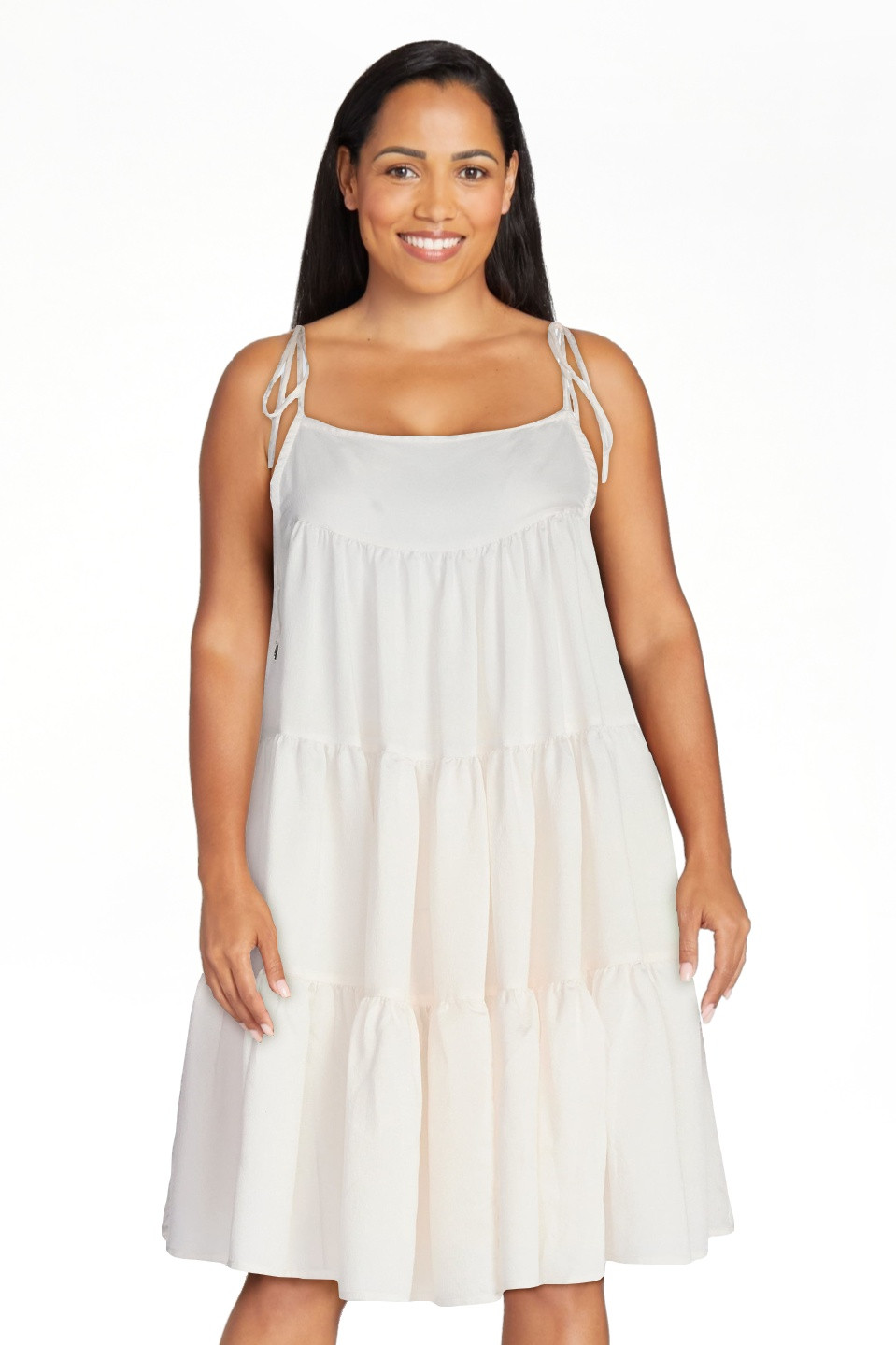 Scoop Women\u2019s Flowy Tier Mini Dress, Sizes XS-XXL | Walmart (US)
