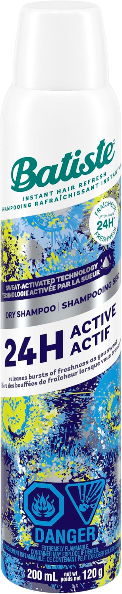 Batiste Sweat Activated Dry Shampoo, Neutralizes Odor for Up to 24 Hours & Prevents Sweat Buildup... | Amazon (CA)