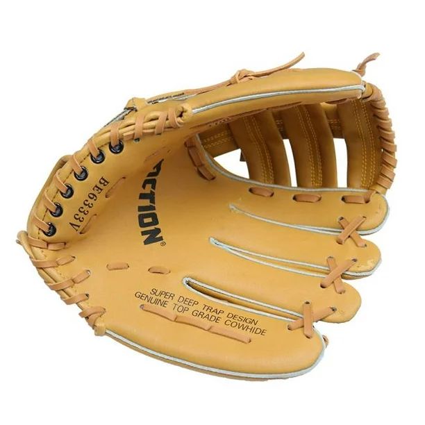 Shelter 6333V Cowhide Leather Pitcher Adult Catcher Training Baseball Gloves&#44; Yellow - Walmar... | Walmart (US)