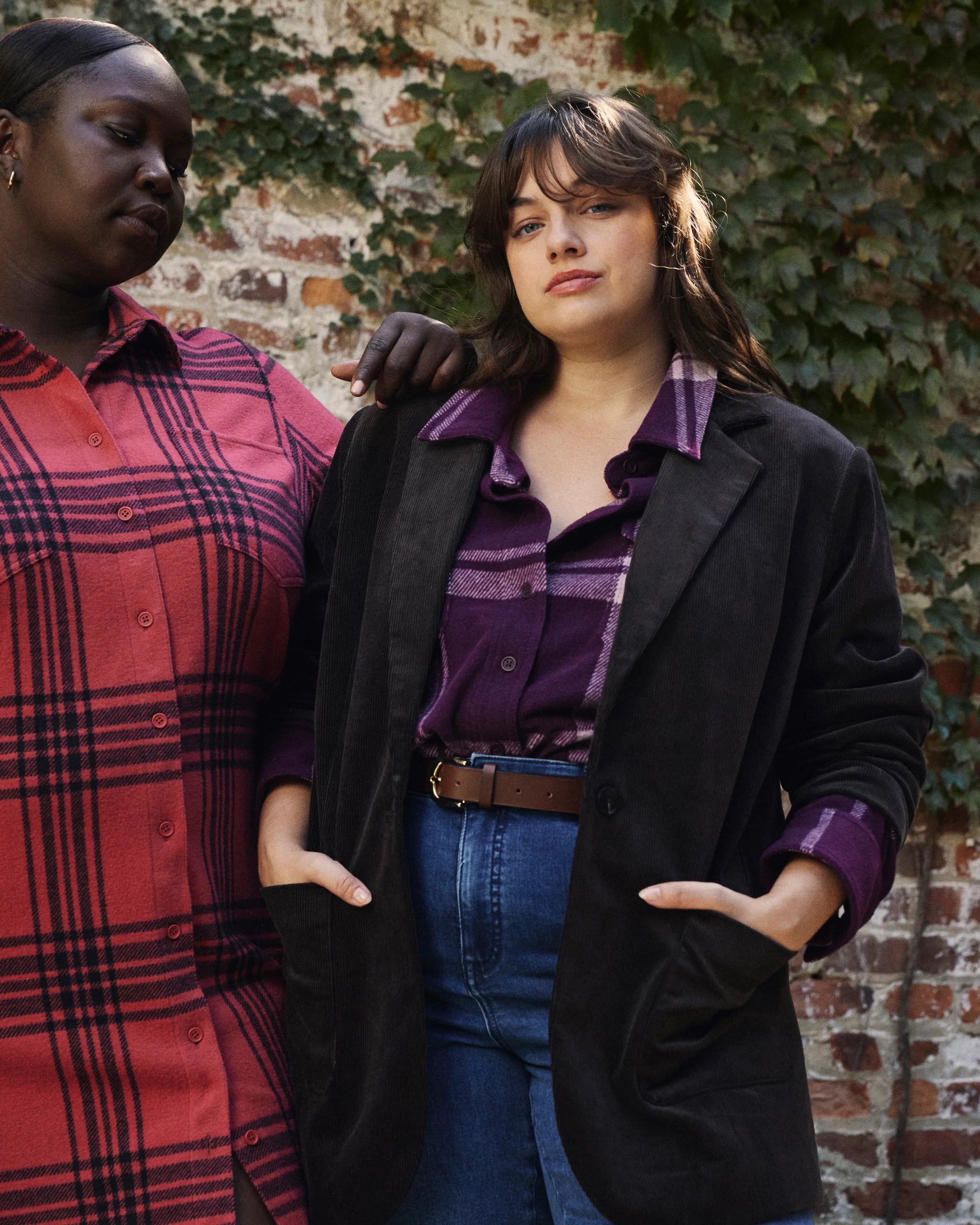 Maine Stretch Flannel ShirtJam Plaid$1584 interest-free payments of $40 with Affirm26 reviews | Universal Standard