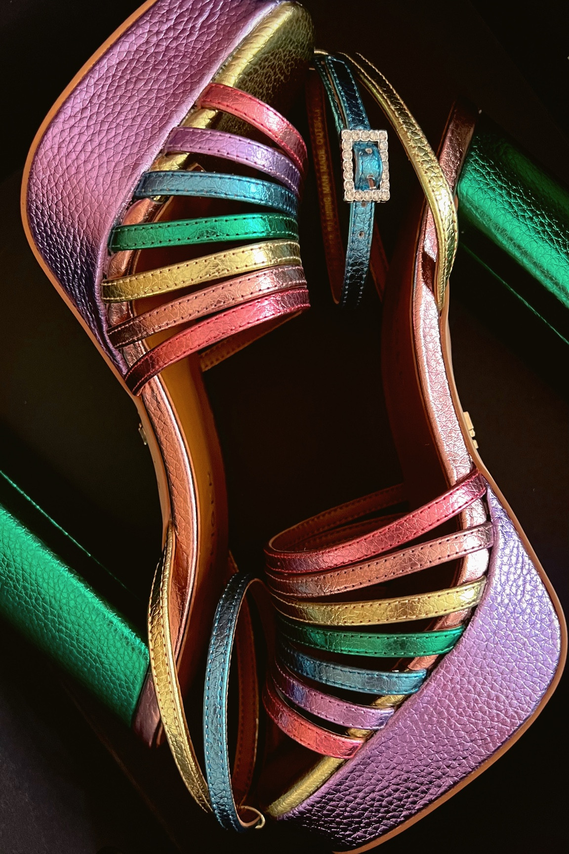 The most amazing Kurt Geiger rainbow platform sandals, I can’t find the exact ones on the website so have linked similar for you 🌈

#LTKFind