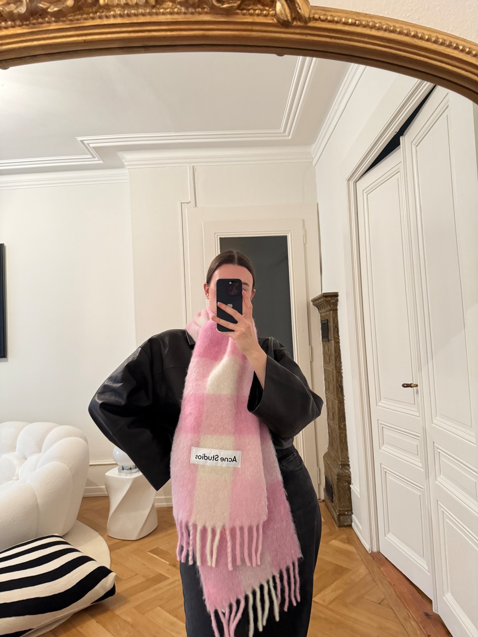 ACNE STUDIOS Mohair Checkered Scarf 🧣 #monogram #customizable 

#LTKSeasonal #LTKHoliday #LTKGiftGuide