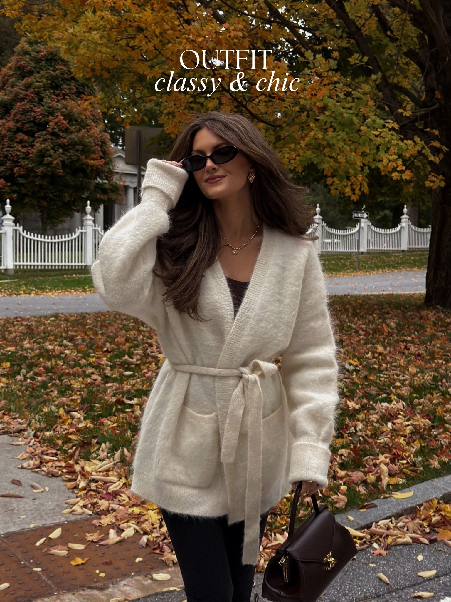 I love a wrap cardigan for fall and winter!!