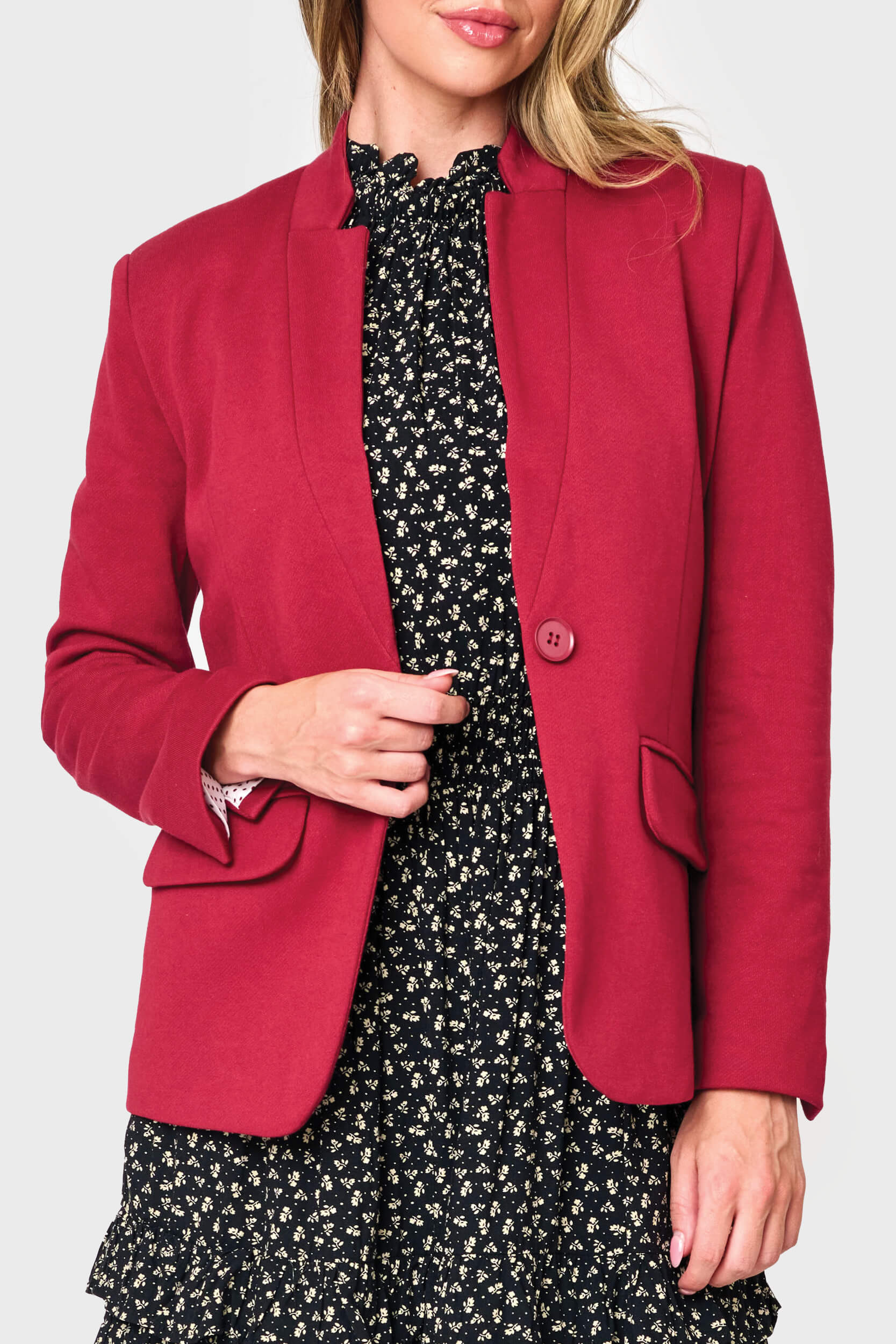 Notch Collar Blazer | Gibson