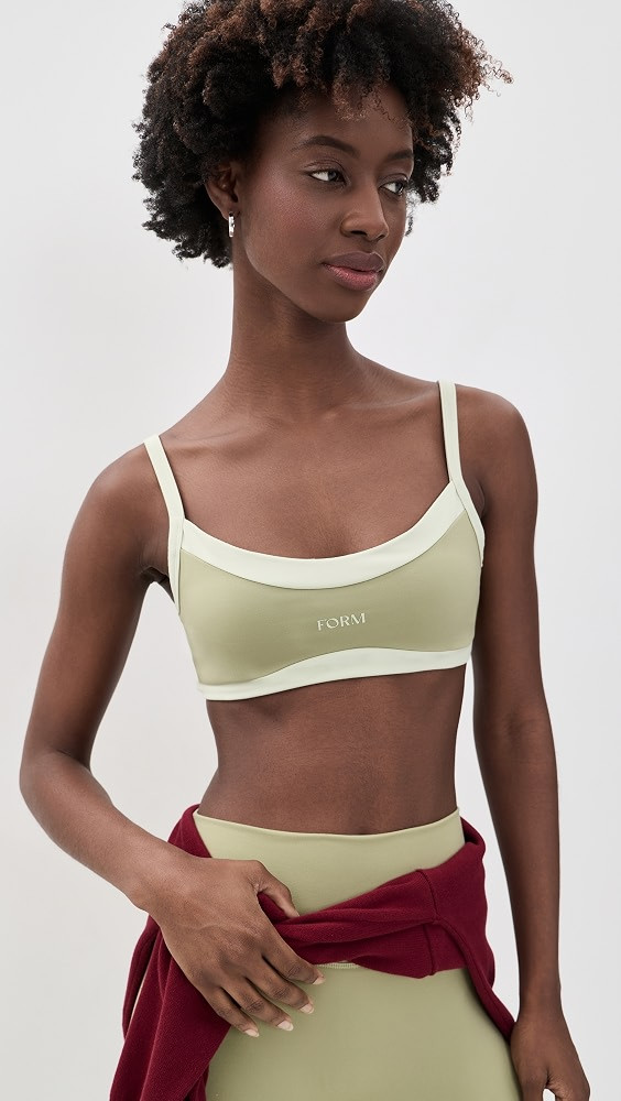 FORM Scoop Contrast Bra | Shopbop | Shopbop