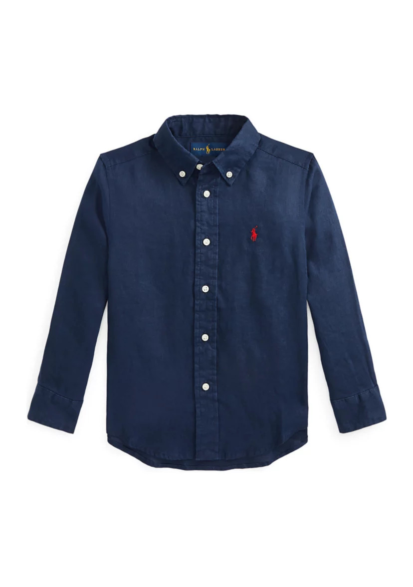 Boys 2-7 Linen Shirt | Belk