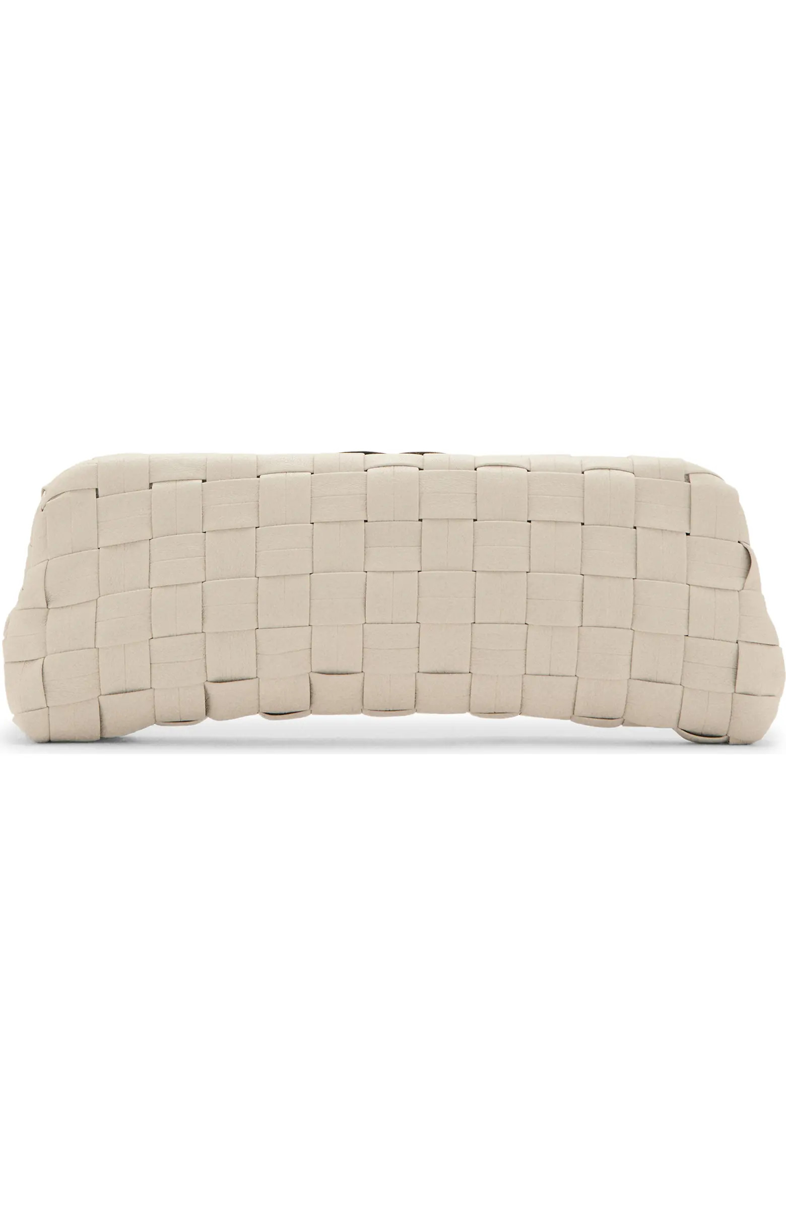 Braided Faux Leather Frame Clutch | Nordstrom