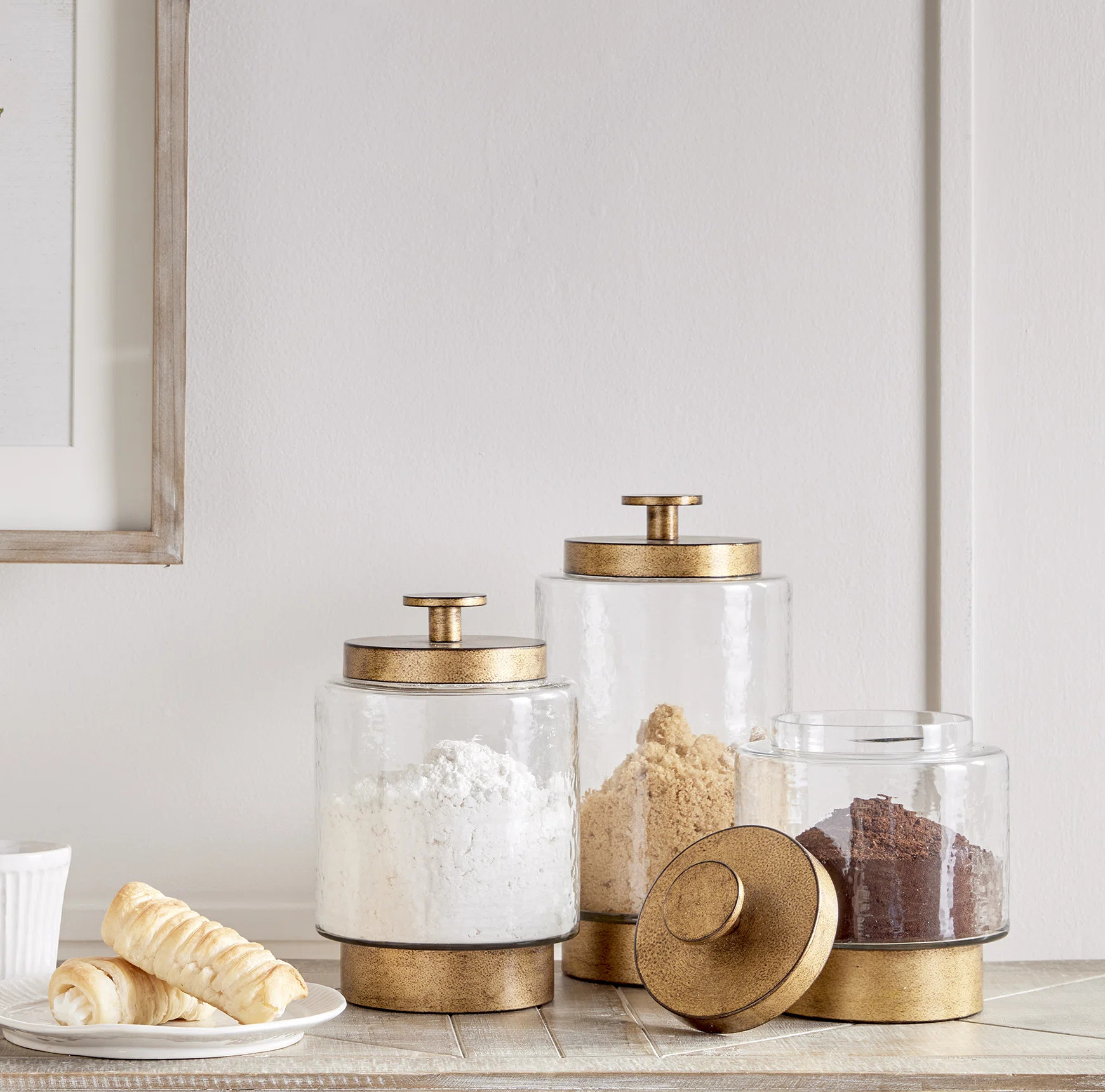 Willa Arlo\u2122 Interiors Shantae Glass Canister Set & Reviews | Wayfair | Wayfair North America