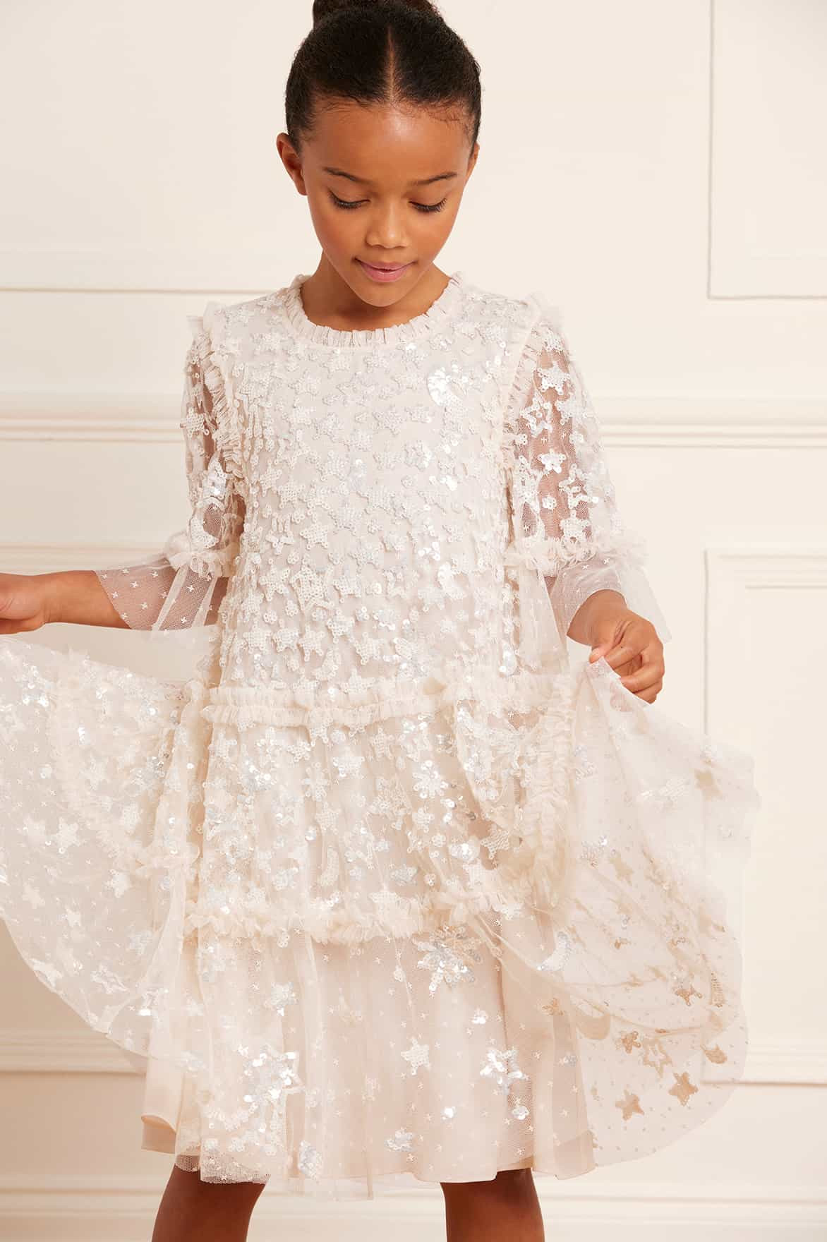 Constellation Gloss Kids Dress | Needle & Thread US