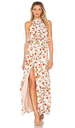 Lovers + Friends Golden Ray Maxi in Palm Print | Revolve Clothing