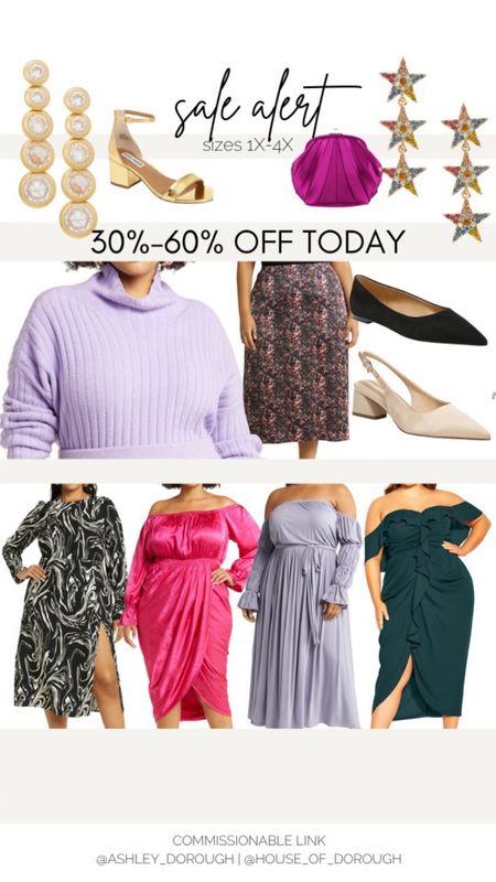 SALE ALERT! Nordstrom has some amazing deals on plus size fashion including gorgeous formal and semiformal dresses perfect for holiday parties, cozy sweaters, flats and heels, and accessories! 30%-60% off!

#LTKGiftGuide #LTKSeasonal #LTKcurves