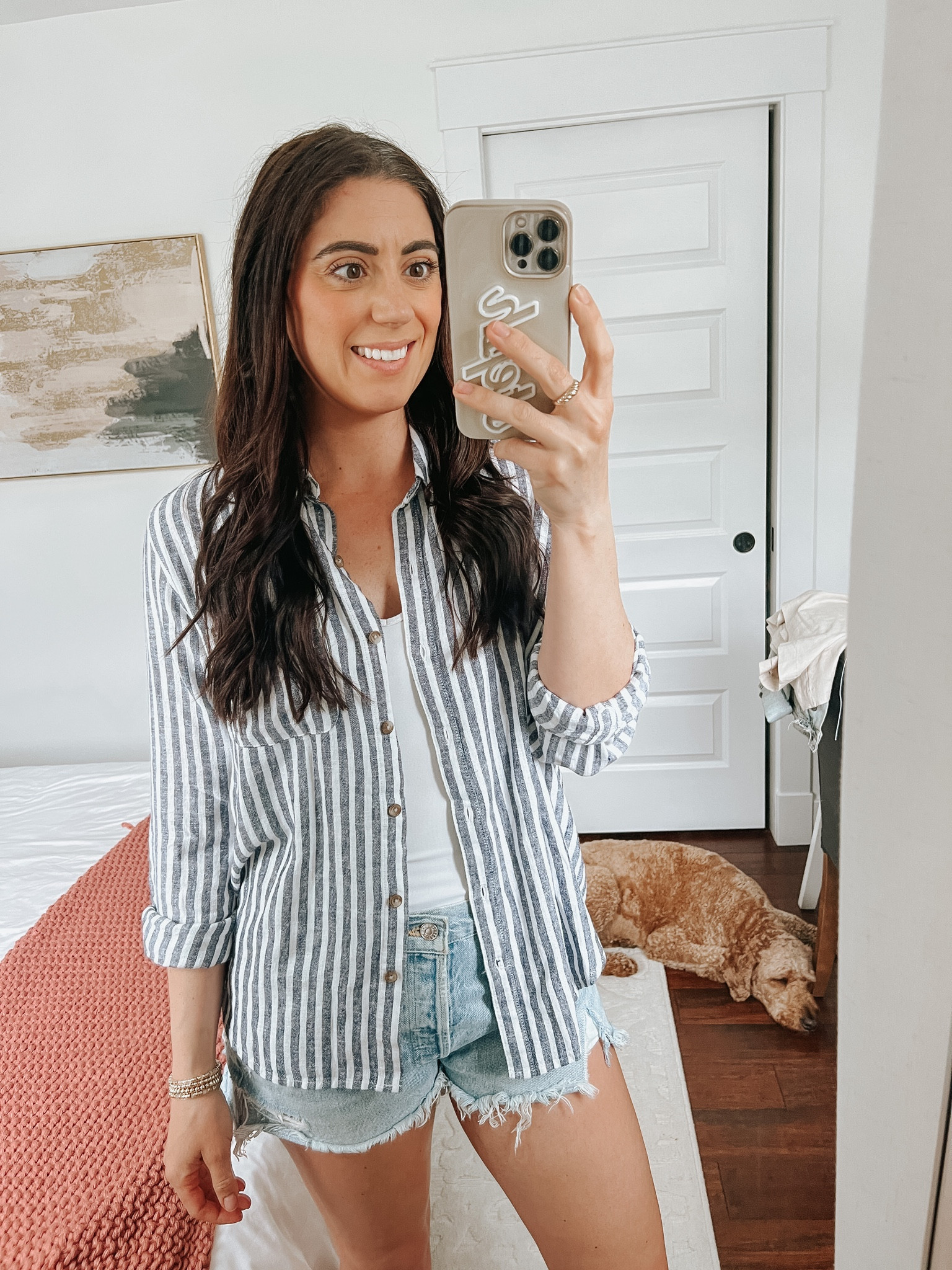 Summer outfit

Linen shirts, bodysuit, denim shorts, AGolde shorts, jean shorts, casual outfit, spring outfit 

#LTKstyletip #LTKSeasonal #LTKFind