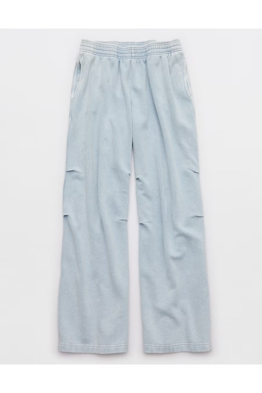 Aerie Go-To Slouchy Sweatpant Women's Cloud Wash M Long | Aerie