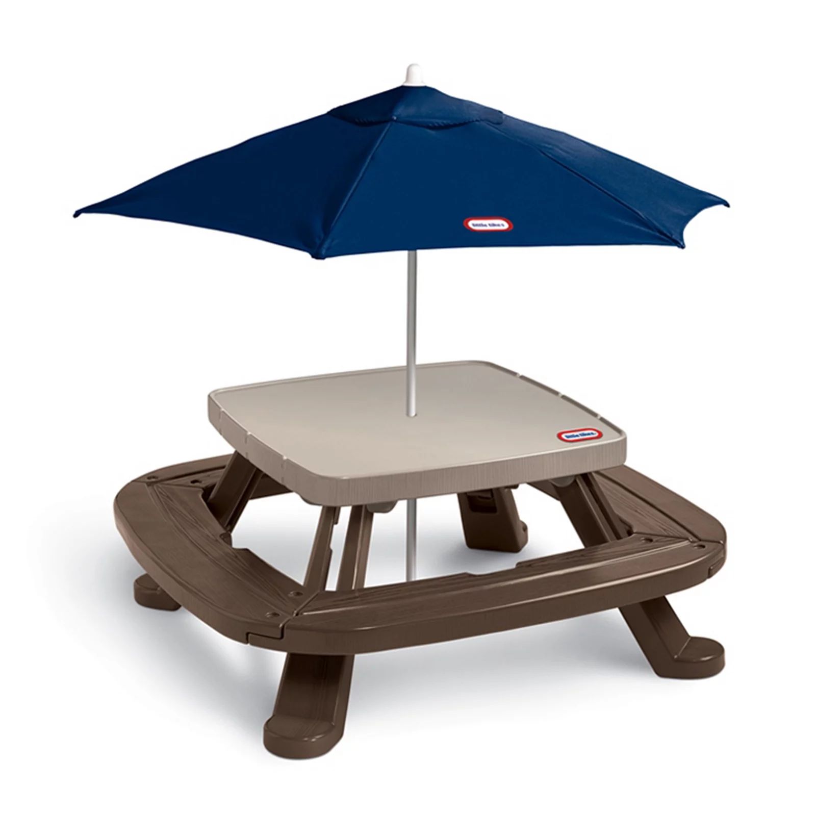 Little Tikes Fold 'n Store Picnic Table with Market Umbrella, Clrs | Kohl's