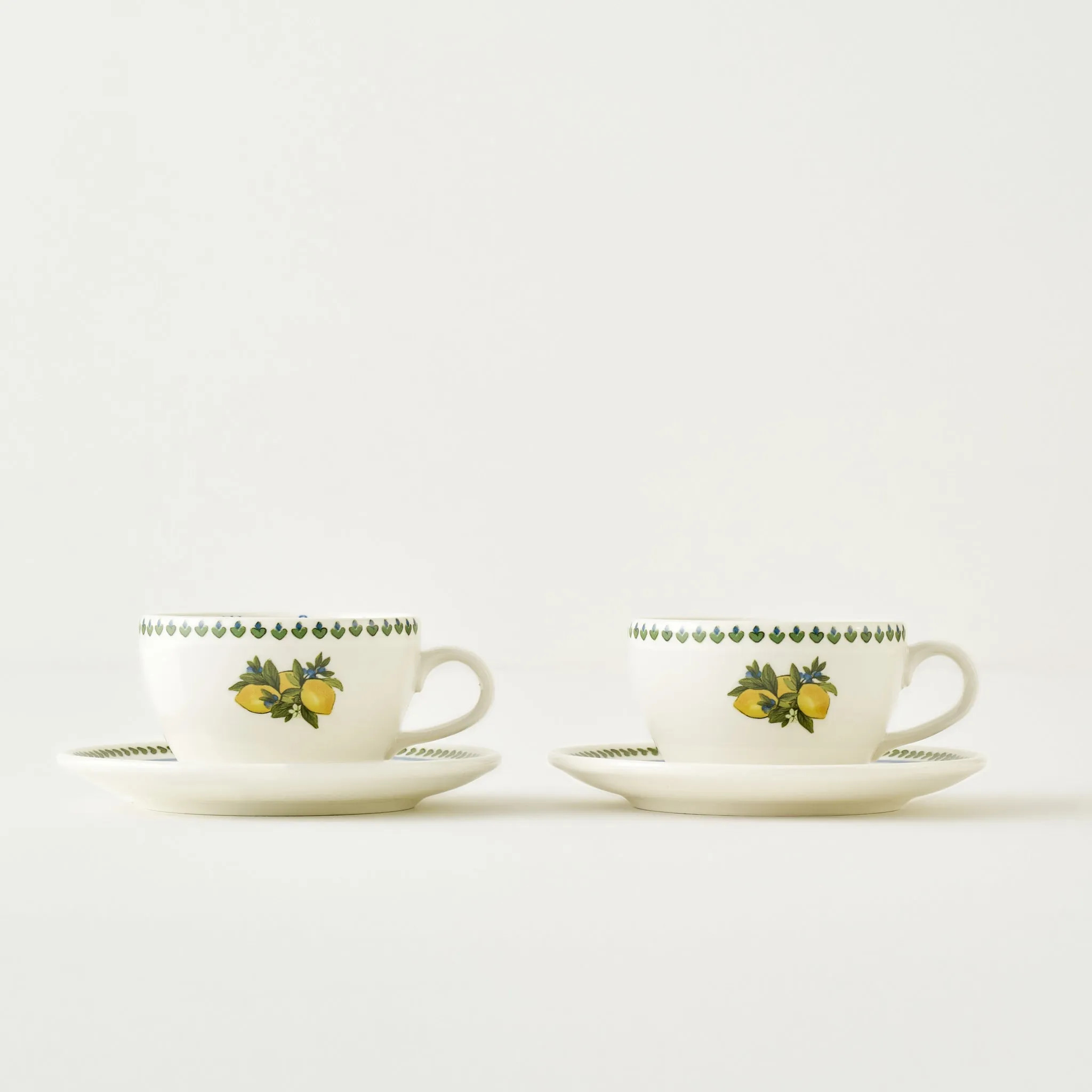 Lemoncello Porcelain Tea Cup (Set of 2) - Bella Maison | Bella Maison USA