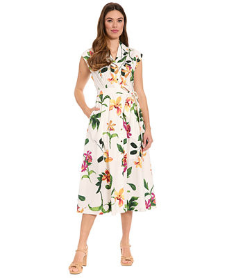 Petite Printed Shirt Dress | Macy's