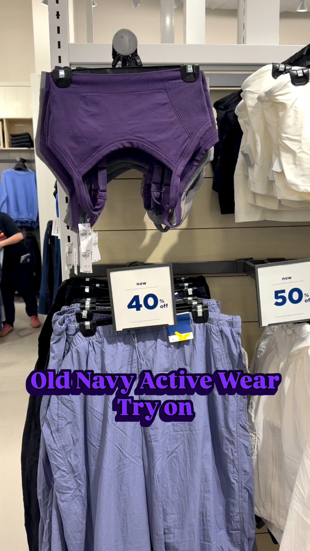 Old Navy Active wear is on sale -I’m tagging my favorites save 30-40% off select styles 

#LTKActive #LTKSaleAlert #LTKTravel
